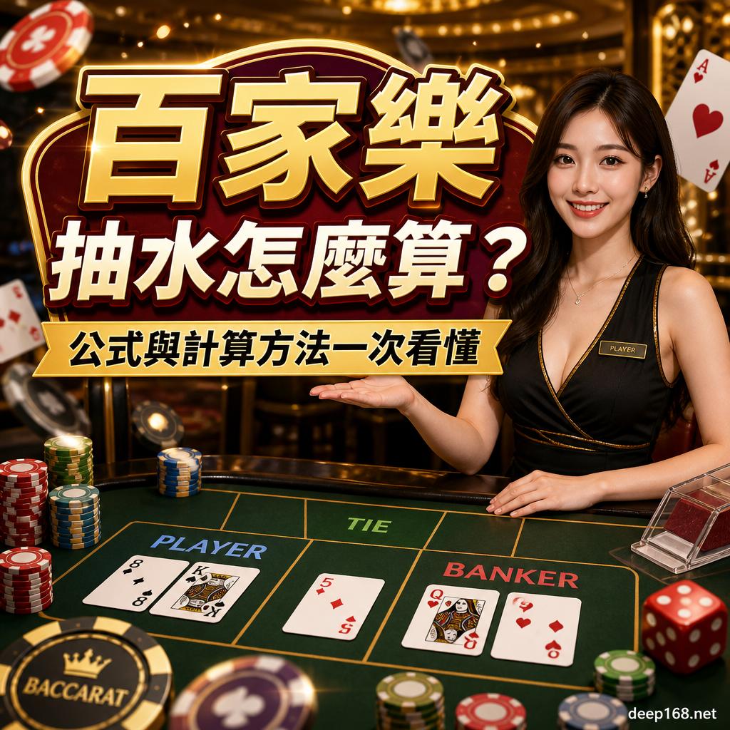 百家樂抽水怎麼算？公式與計算方法一次看懂示意圖